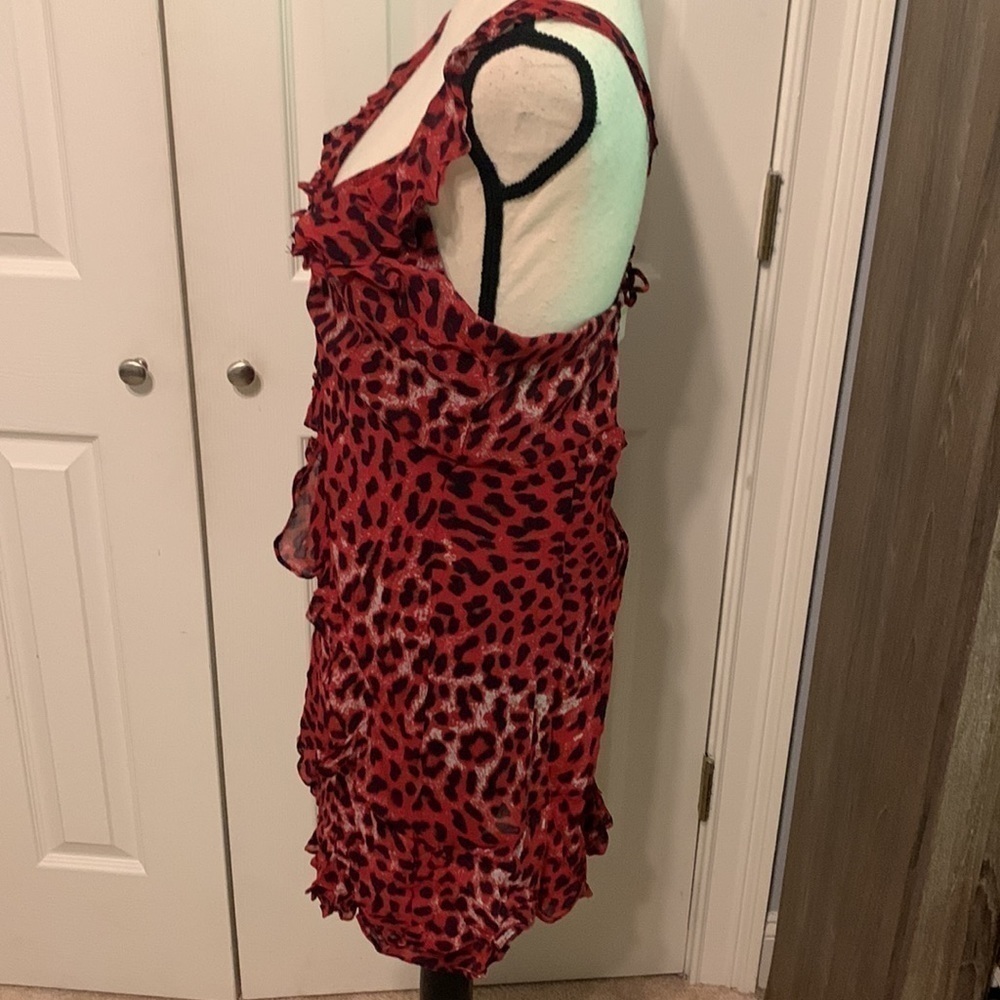 Bardot Leopard Frill Dress - Picture 5 of 11